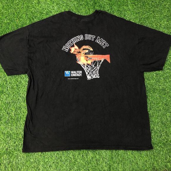 Men’s Black Walter Energy ‘Nothing But Met’ Graphic Tee - Picture 2 of 5